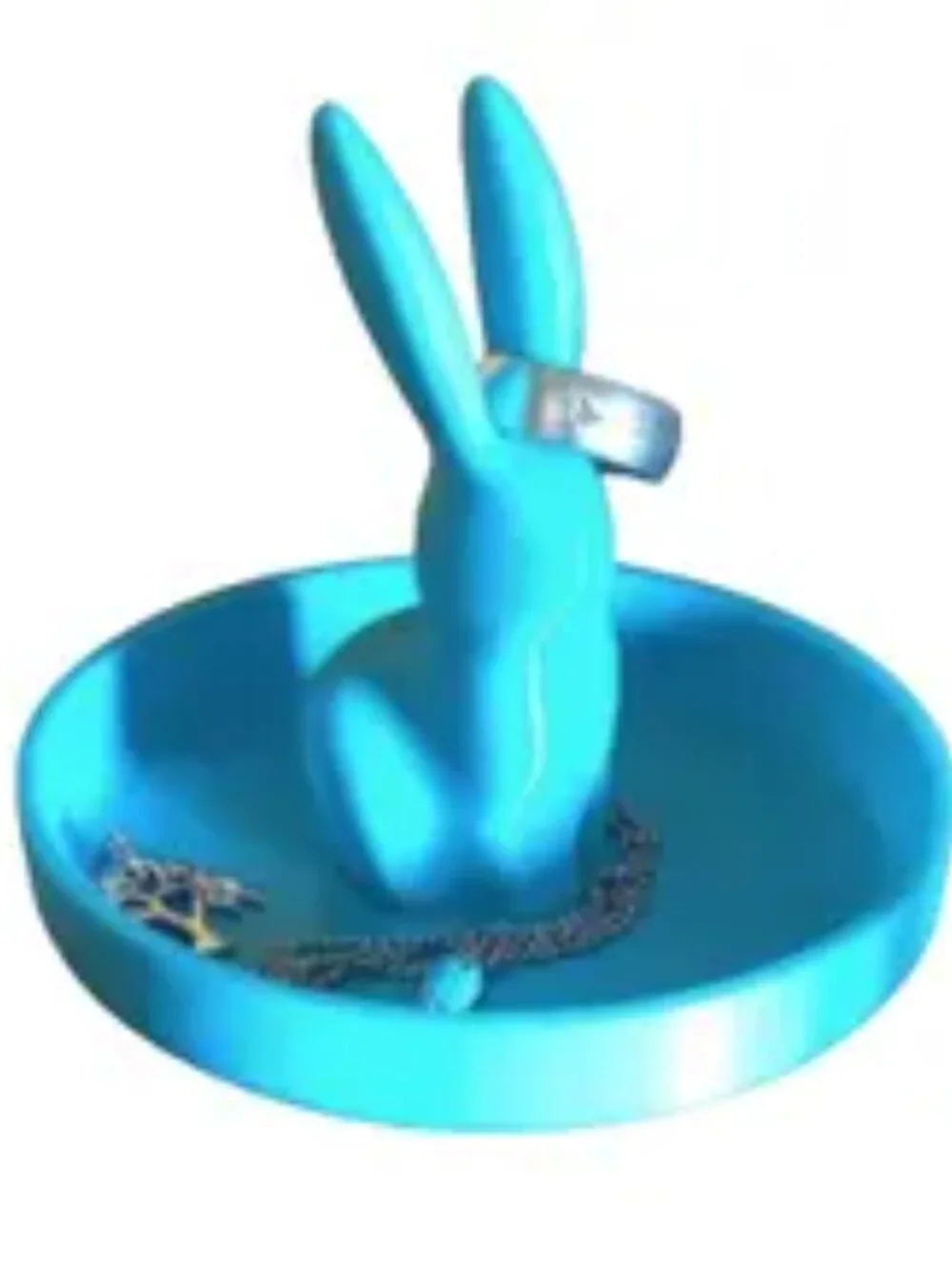 Bunny Ring Holder Jewelry Dish & Trinket Tray